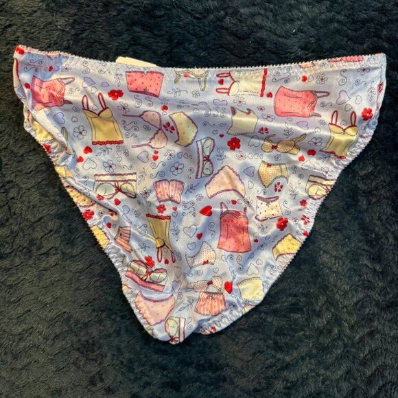 VINTAGE NWT NOS WARNERS Y2K 90s SECOND SKIN LINGERIE BIKINI SATIN NYLON PANTIES - Picture 3 of 4